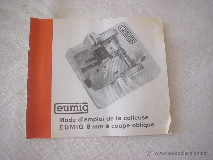 Antig&uuml;edades: MONTADORA EUMIG 8MM - CORTADORA - EMPALMADORA - Foto 6