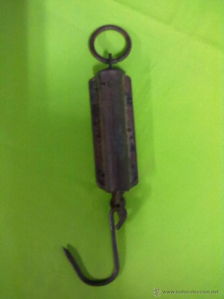 Antig&uuml;edades: BALANZA BOLSILLO HIERRO DINAMOMETRO - Foto 2