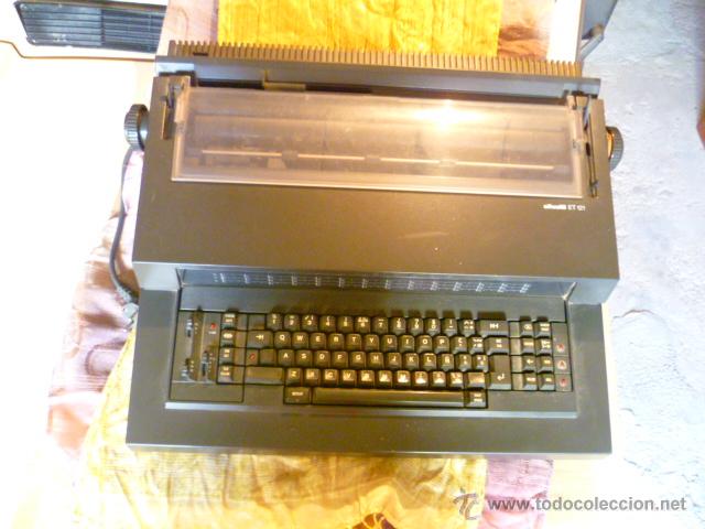 Antigüedades: Máquina de escribir electrónica Olivetti ET-121 - Foto 3 - 49695282