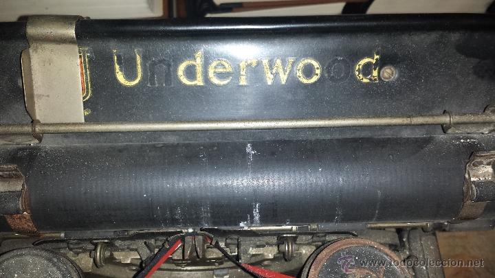 Antig&uuml;edades: MAQUINA ESCRIBIR UNDERWOOD - Foto 2
