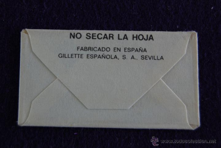 Antig&uuml;edades: HOJA DE AFEITAR ANTIGUA - GILLETTE SUPER SILVER- SIN USAR - Foto 2