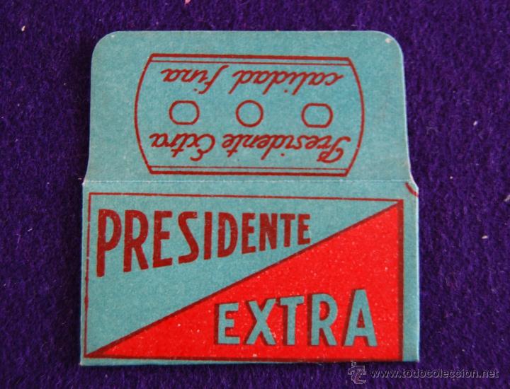 Antig&uuml;edades: HOJA DE AFEITAR ANTIGUA - PRESIDENTE EXTRA - SIN USAR - Foto 1