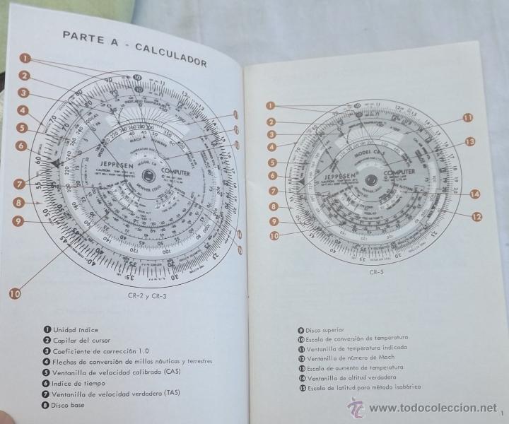 Antig&uuml;edades: JEPPESEN COMPUTER CR-3 REGLA DE CALCULO CIRCULAR - Foto 6