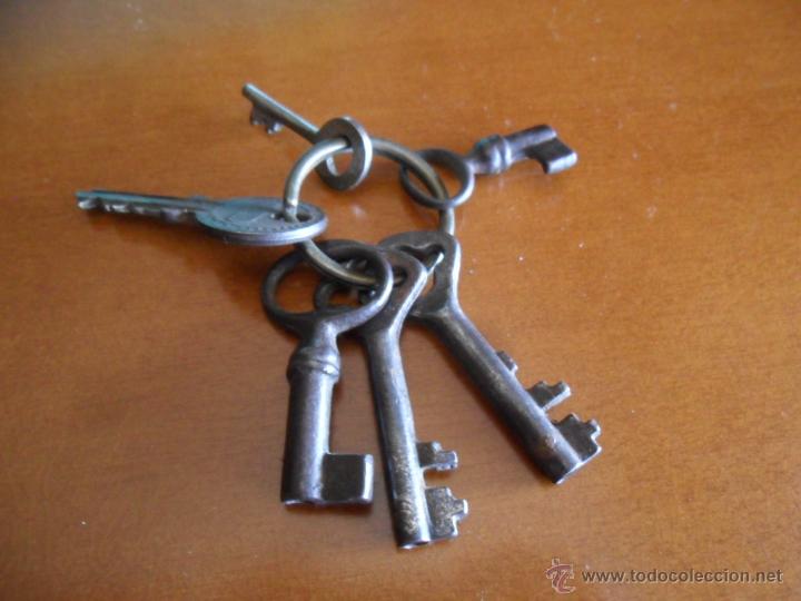 Antig&uuml;edades: MANOJO DE LLAVES DE HIERRO  ANTIGUAS - Foto 2