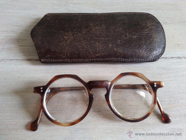 Antiguas gafas de pasta con funda - Vendido en Venta Directa - 57920098