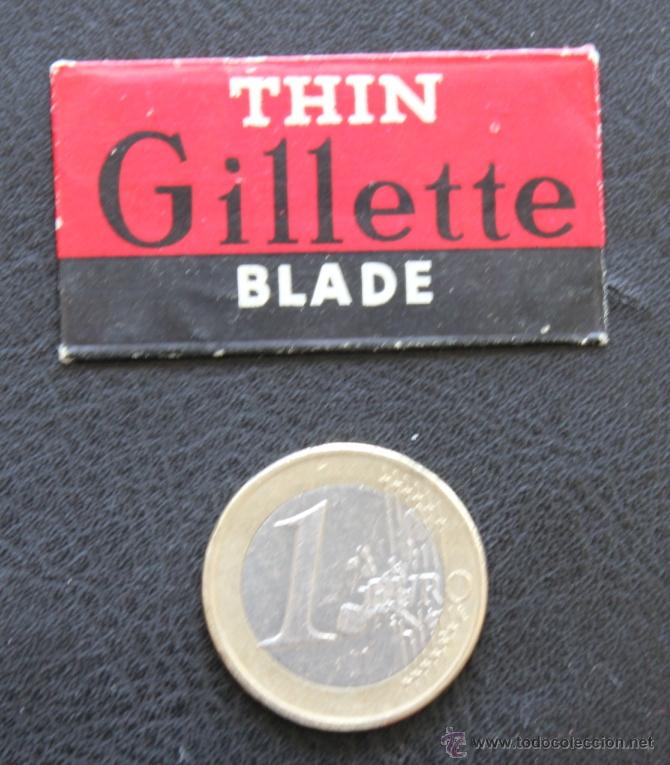 Antig&uuml;edades: CUCHILLA THIN GILLETTE BLADE - Foto 1