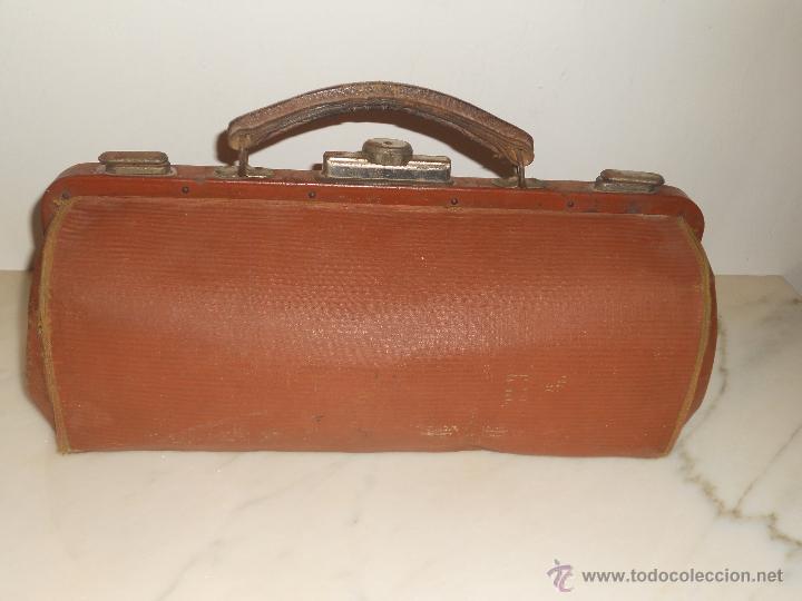 Antig&uuml;edades: ANTIGUO MALETIN BOLSO DE MEDICO - Foto 7