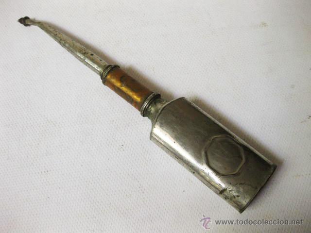Antig&uuml;edades: ANTIGUA ACEITERA PARA ENGRASAR MECANISMOS - Foto 2