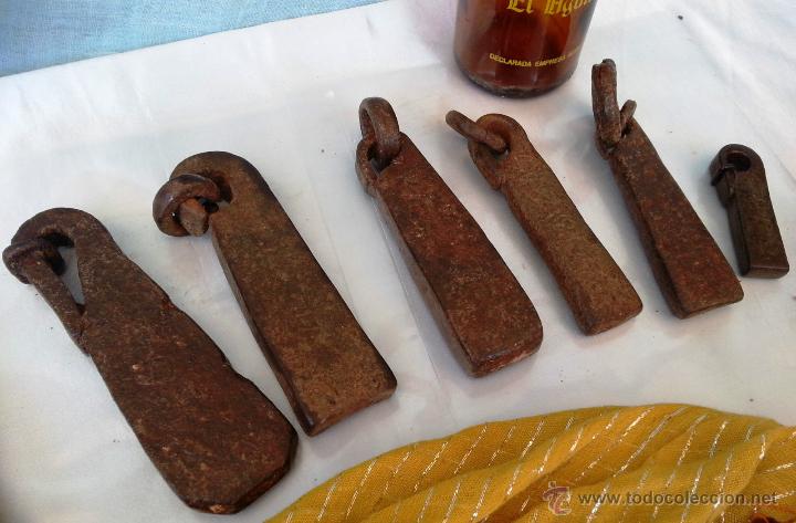Antig&uuml;edades: JUEGO DE PESAS CENTENARIAS - Foto 3