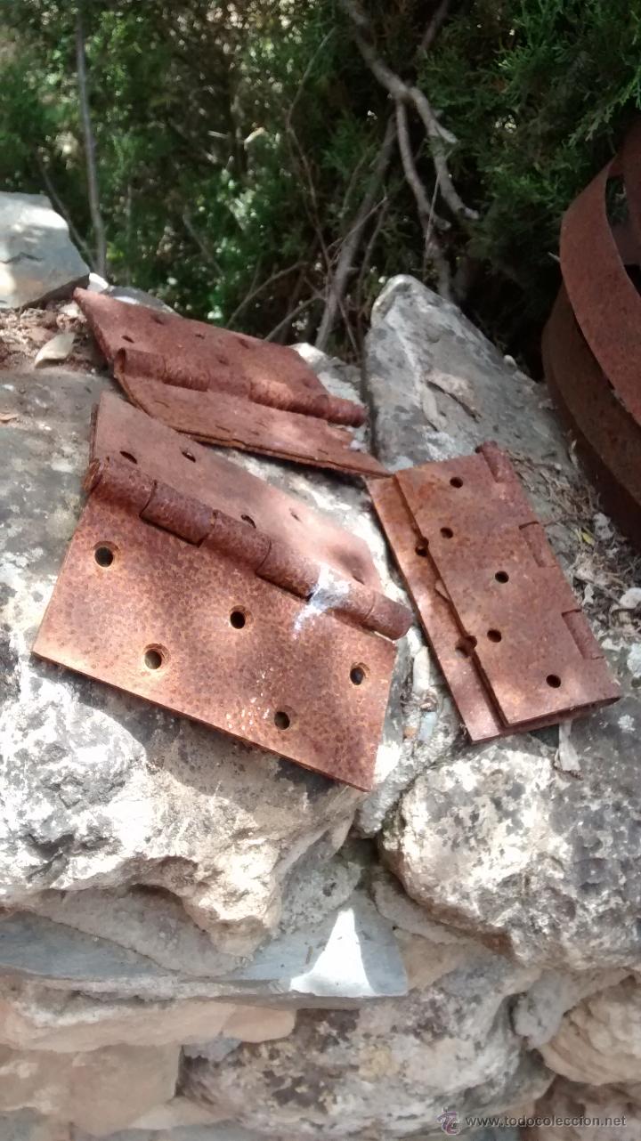 Antig&uuml;edades: 3 bisagras de 13 cm - Foto 1