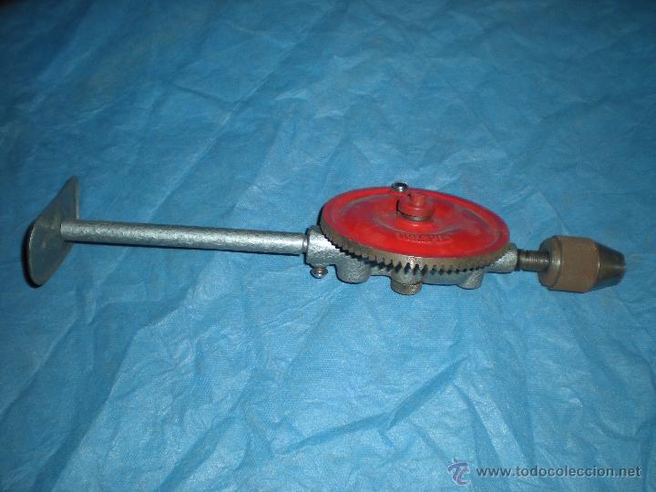 Antig&uuml;edades: Taladro mano marca ALCYON 35x12cm - Foto 1