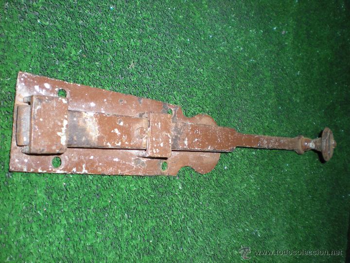 Antig&uuml;edades: Herraje puerta 36x6x2cm - Foto 3