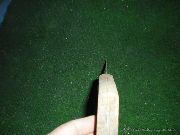 Antig&uuml;edades: Serrucho de mano 38x11cm - Foto 4