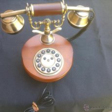 Teléfonos: REPLICA DE TELEFONO ANTIGUO DIGITAL EN MADERA 