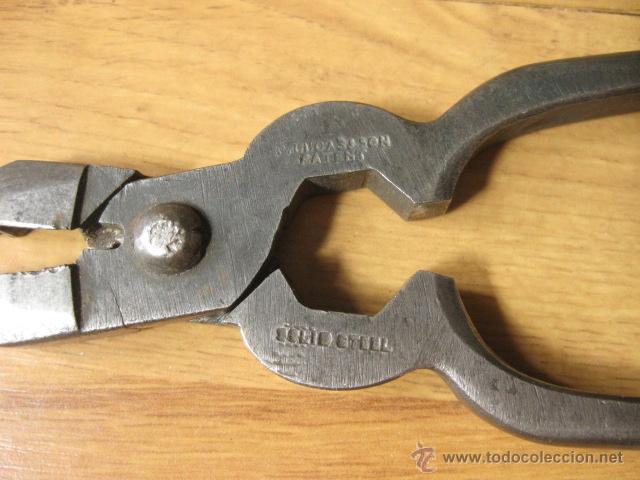Antig&uuml;edades: ANTIGUOS ALICATES O ALICATE MULTIUSOS DE LA MARCA LUCAS $ SON - SOLID STEEL - Foto 2
