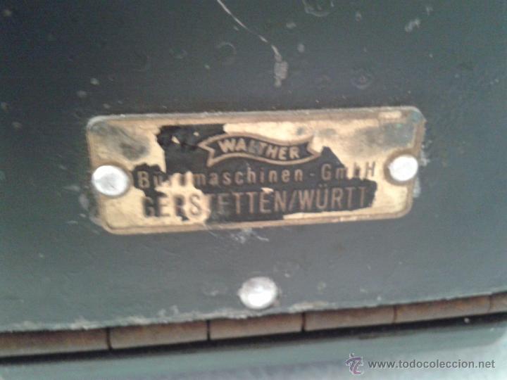 Antig&uuml;edades: REGISTRADORA ANTIGUA WALTHER - Foto 3