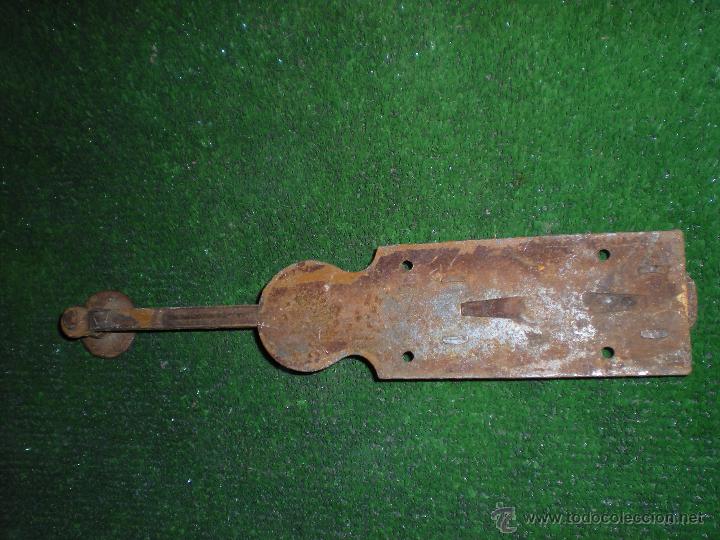 Antig&uuml;edades: Herraje puerta 32x6x2cm - Foto 5