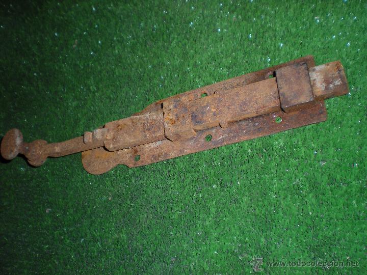 Antig&uuml;edades: Herraje puerta 28x6x2cm - Foto 3
