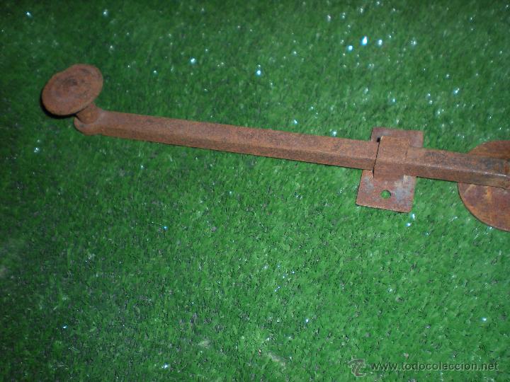 Antig&uuml;edades: Herraje puerta 58x6x2cm - Foto 3