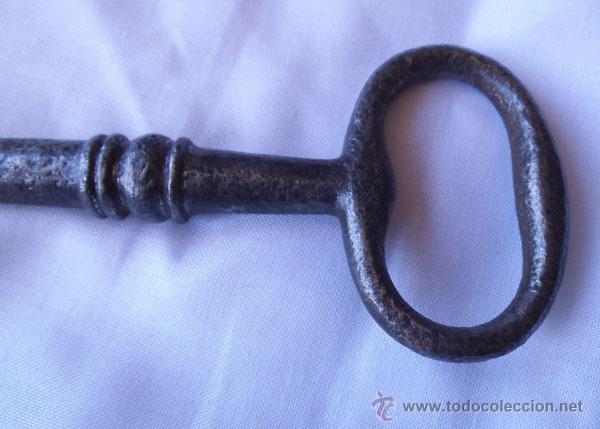 Antig&uuml;edades: LLAVE MUY ANTIGUA Y RARA , 22CM - Foto 2