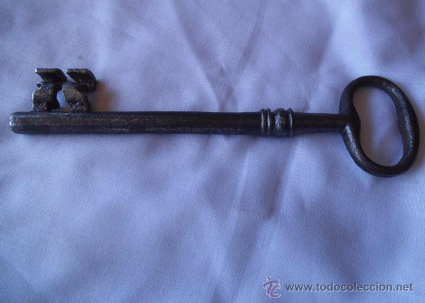 Antig&uuml;edades: LLAVE MUY ANTIGUA Y RARA , 22CM - Foto 4