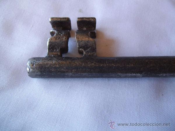 Antig&uuml;edades: LLAVE MUY ANTIGUA Y RARA , 22CM - Foto 5