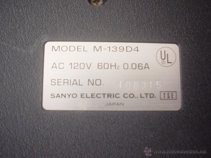 Tel&eacute;fonos: CONTESTADOR AUTOM&Aacute;TICO SANYO M-139D4 - Foto 8