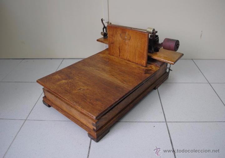 Antig&uuml;edades: B&Aacute;SCULA DE MADERA - Foto 3