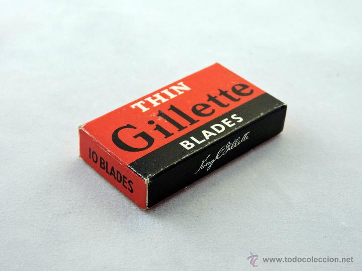 Antig&uuml;edades: CUCHILLAS AFEITAR THIN GILLETTE BLADE - Foto 1