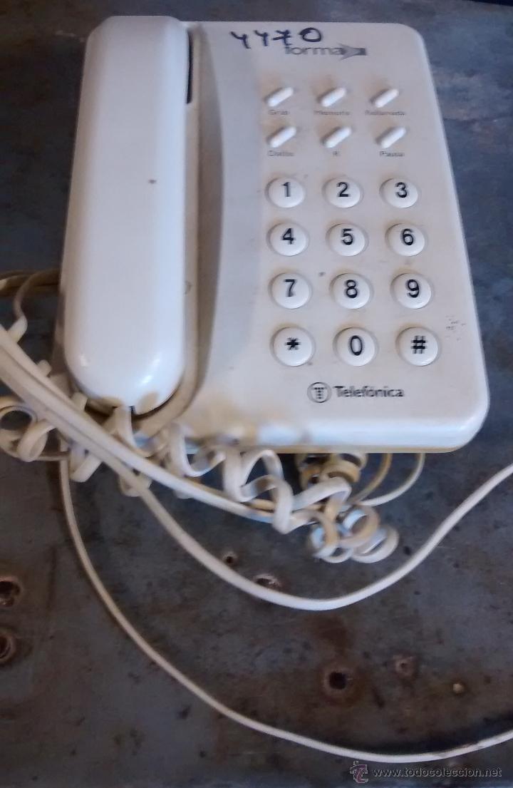 Tel&eacute;fonos: Tel&eacute;fono Forma negro - Foto 1