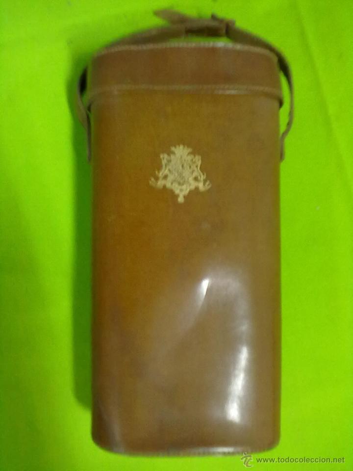 Antig&uuml;edades: FUNDA CUERO BINOCULARES PRISMATICOS. - Foto 1