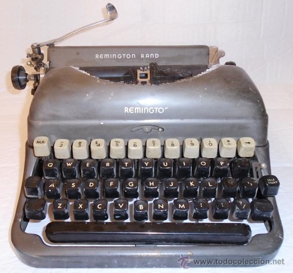 Oggetti Antichi: M&aacute;quina de escribir Remington Rand