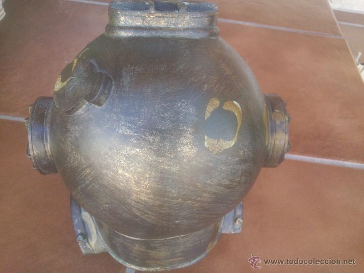 Antig&uuml;edades: ESCAFANDRA EN RESINA CON RELOJ - Foto 5