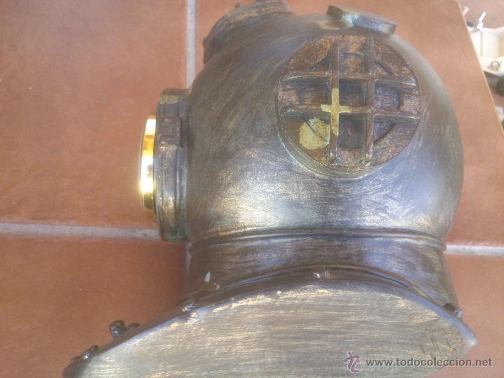 Antig&uuml;edades: ESCAFANDRA EN RESINA CON RELOJ - Foto 7