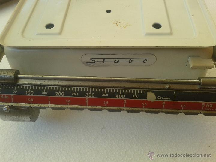 Antig&uuml;edades: B&Aacute;SCULA MANUAL MARCA STUBE - Foto 2