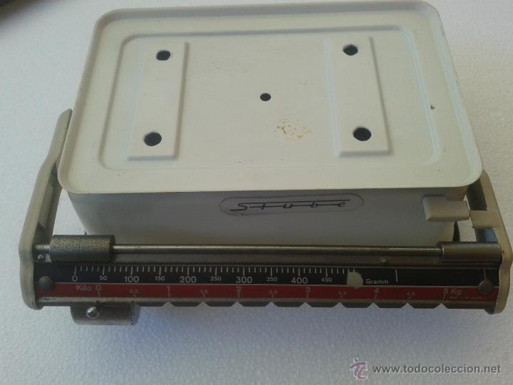 Antig&uuml;edades: B&Aacute;SCULA MANUAL MARCA STUBE - Foto 3