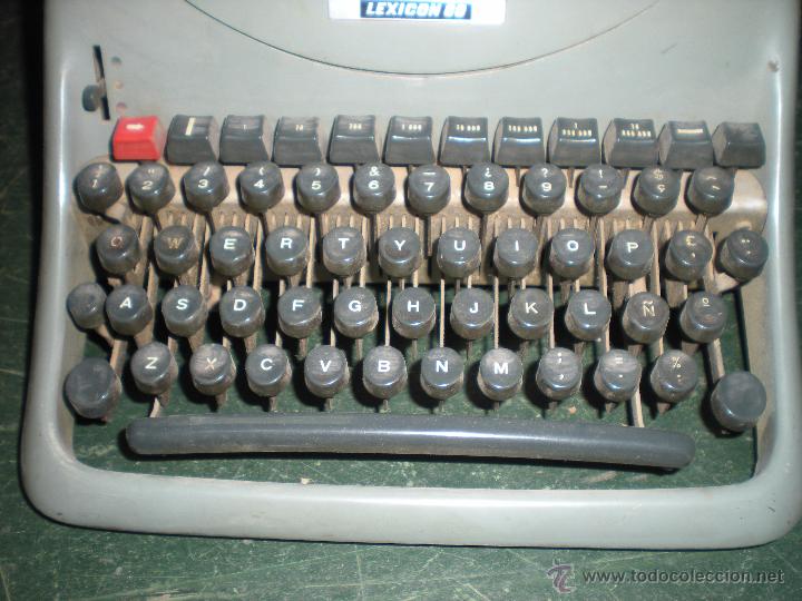 Antig&uuml;edades: M&aacute;quina de escribir marca Hispano Olivetti Lexicon 80 - Foto 2