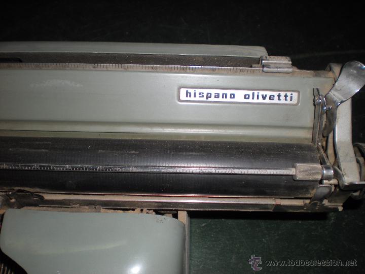 Antig&uuml;edades: M&aacute;quina de escribir marca Hispano Olivetti Lexicon 80 - Foto 3
