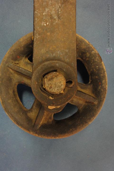 Antig&uuml;edades: POLEA  ANTIGUA - Foto 2