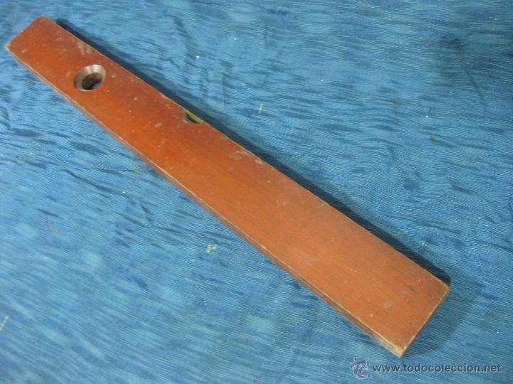 Antig&uuml;edades: REGLA DE MADERA Y NIVEL DE LA MARCA STANLEY RULE AND LEVEL - Foto 3