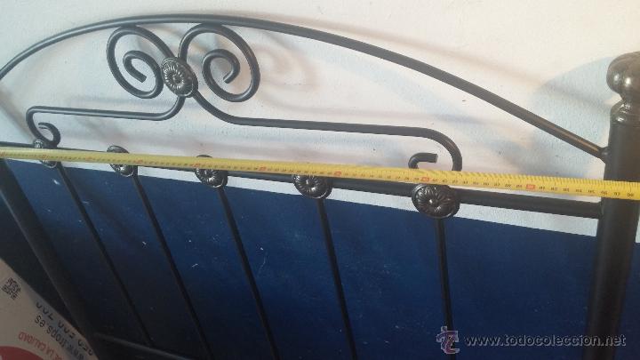 Antig&uuml;edades: Cabecero de forja para cama individual - Foto 5