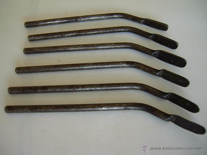 Antig&uuml;edades: Antiguo conjunto de 6 galgas separadas. - Foto 1