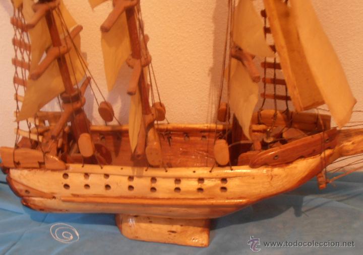 Antig&uuml;edades: CARABELA DE MADERA, ESCULTURA, - Foto 3