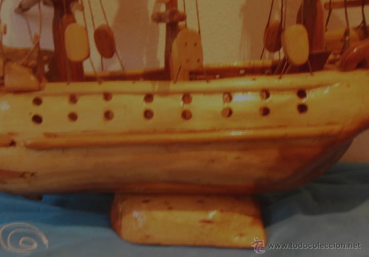 Antig&uuml;edades: CARABELA DE MADERA, ESCULTURA, - Foto 7