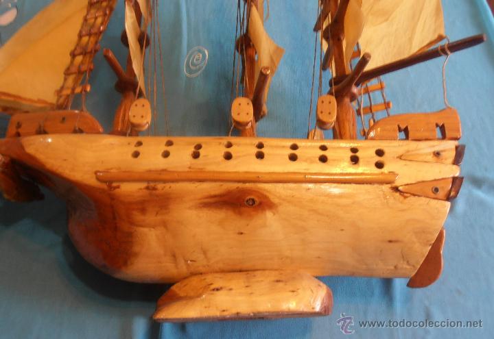 Antig&uuml;edades: CARABELA DE MADERA, ESCULTURA, - Foto 13
