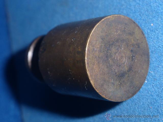 Antig&uuml;edades: ANTIGUA PESA DE BRONCE DE 200 GRAMOS - Foto 4