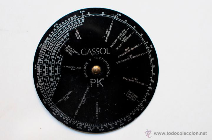 Antig&uuml;edades: REGLA CIRCULAR hilos - Foto 1