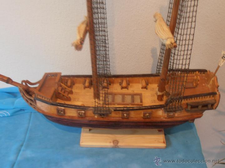 Antig&uuml;edades: VELERO, BARCO, EMBARCACION, BERGANTIN DE MADERA - Foto 3