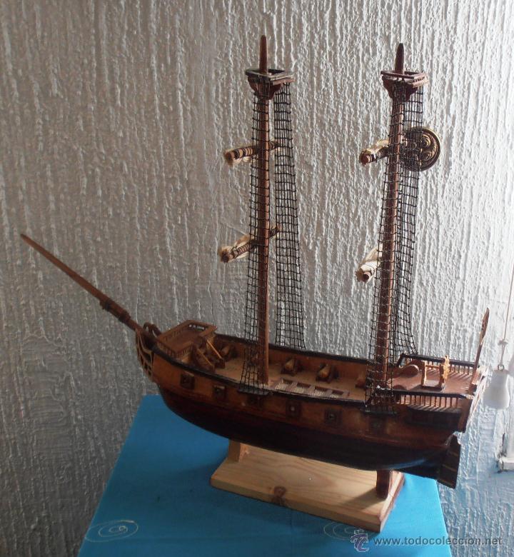 Antig&uuml;edades: VELERO, BARCO, EMBARCACION, BERGANTIN DE MADERA - Foto 4