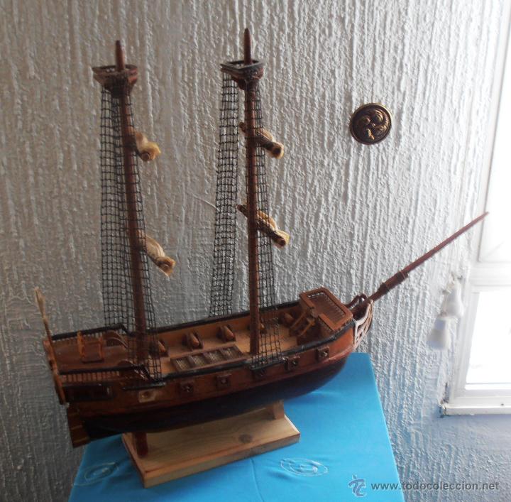 Antig&uuml;edades: VELERO, BARCO, EMBARCACION, BERGANTIN DE MADERA - Foto 6